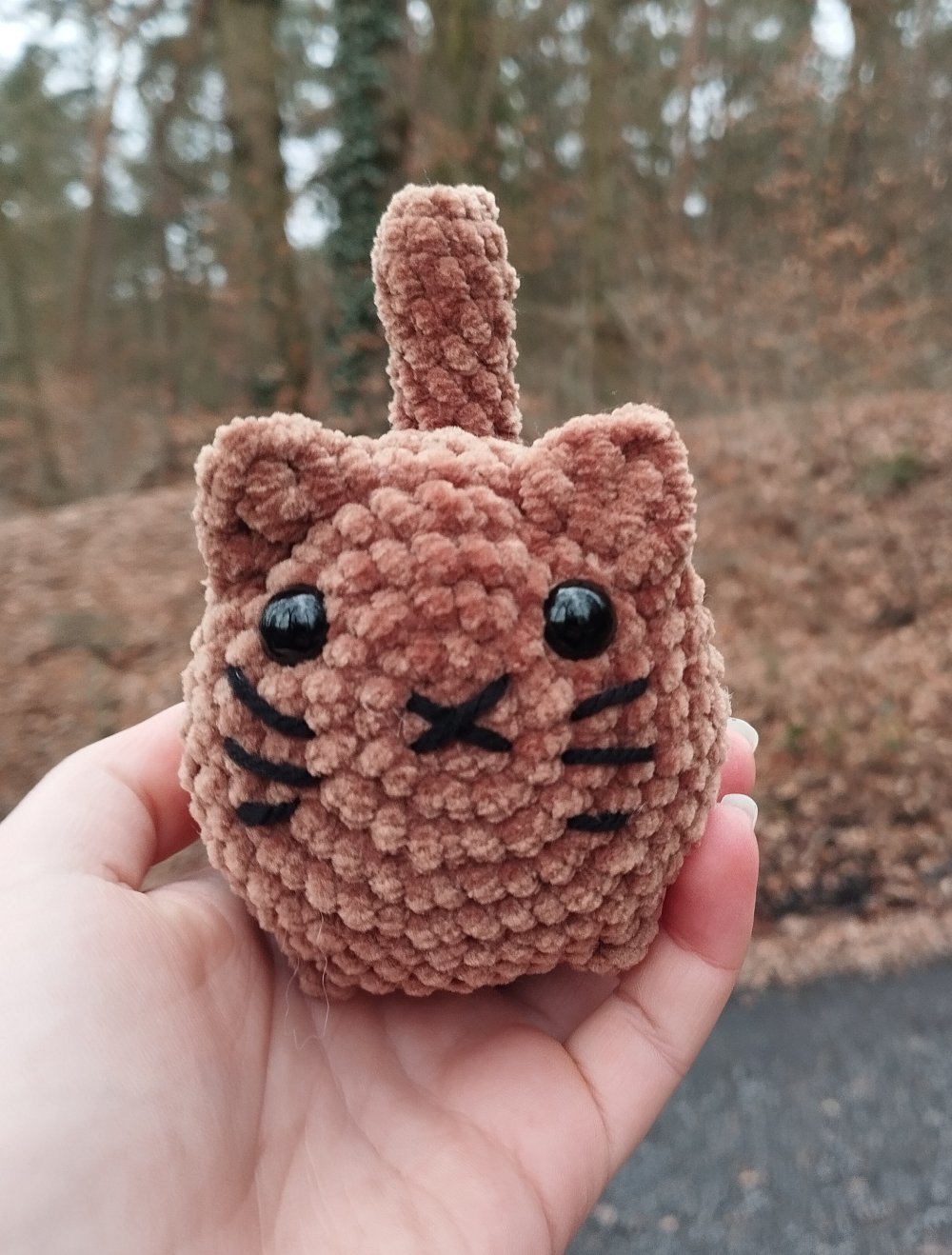Katze Kuscheltier Amigurumi selfmade gehäkelt