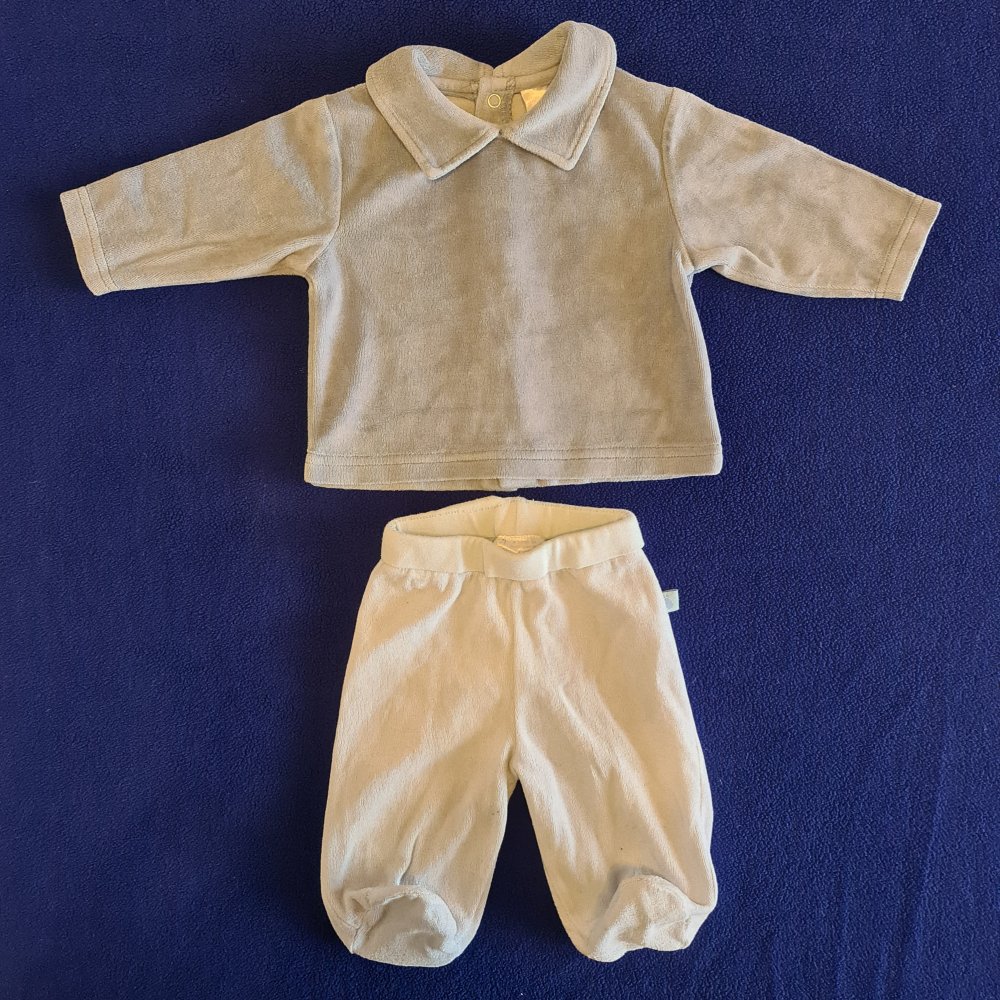 Warmes Set aus Pullover und Hose, Gr. 50/56