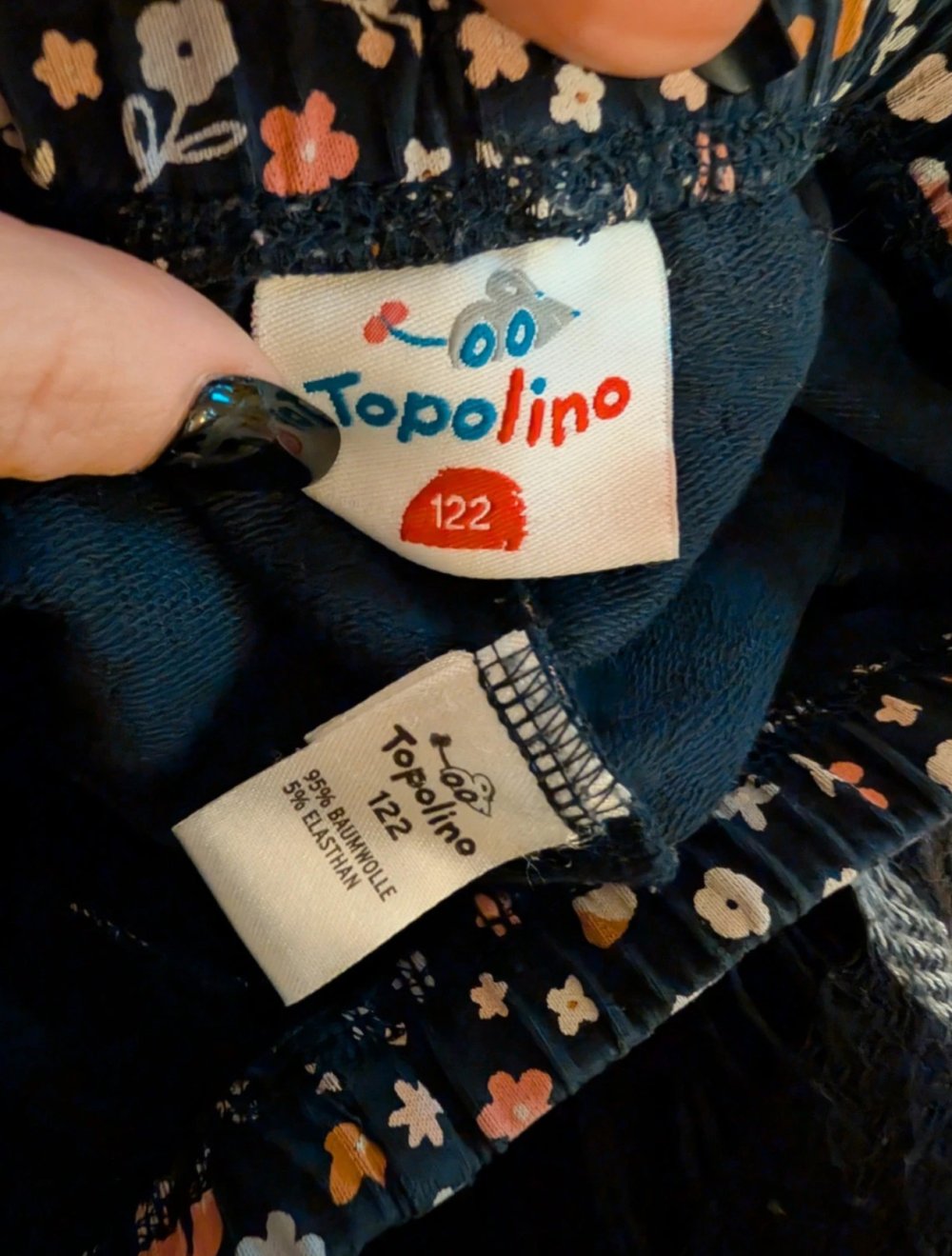 angeraute Leggings Waldtiere Gr.122