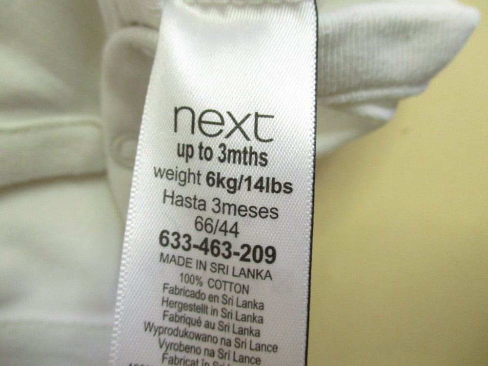 NEXT - Langarmbody - up to 3 Month