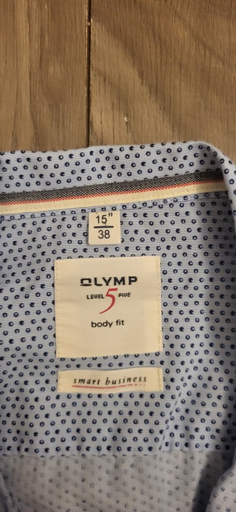 Olymp Hemd - Blau - Größe S (38)