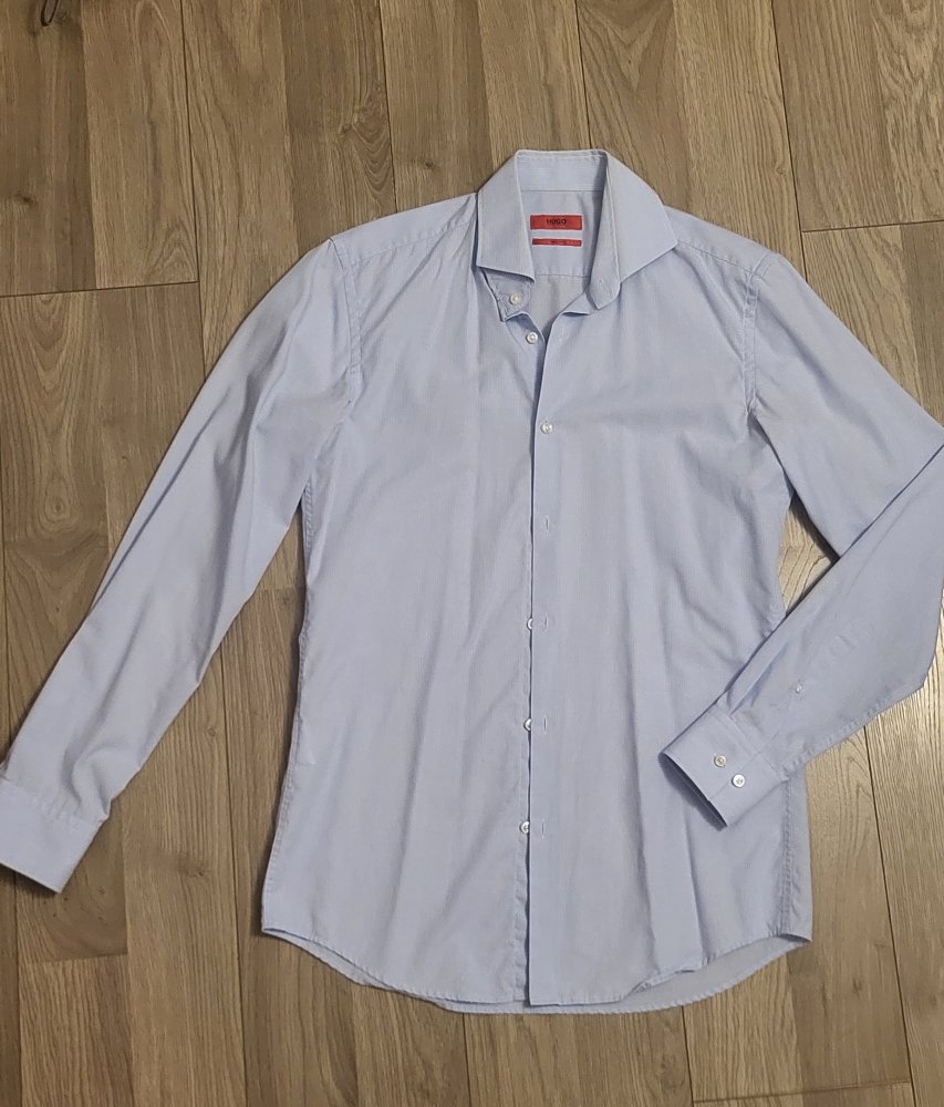 Hugo Boss Hemd - Größe S in Blau - slim fit