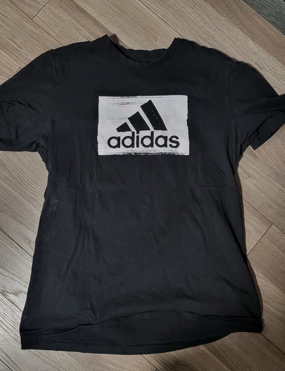 Herren Adidas Tshirt in Schwarz - Größe S