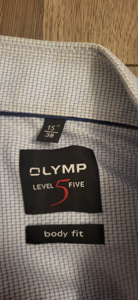 Hemd Olymp - Blau - Größe 38 (S) - body fit