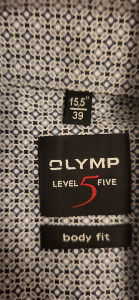 Olymp Hemd Level 5 - blau - Größe 39