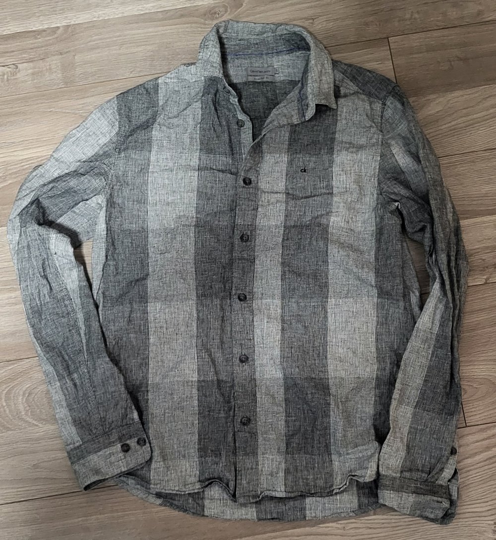 Calvin Klein Hemd in Grau - Herren - Größe S
