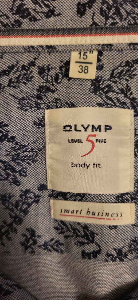 Olymp Hemd Level 5 - smart business - blau - Größe S (38)