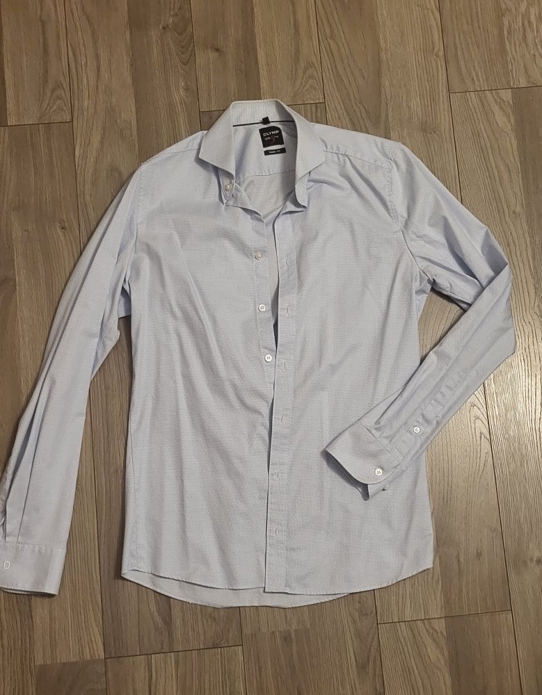 Hemd Olymp - Blau - Größe 38 (S) - body fit