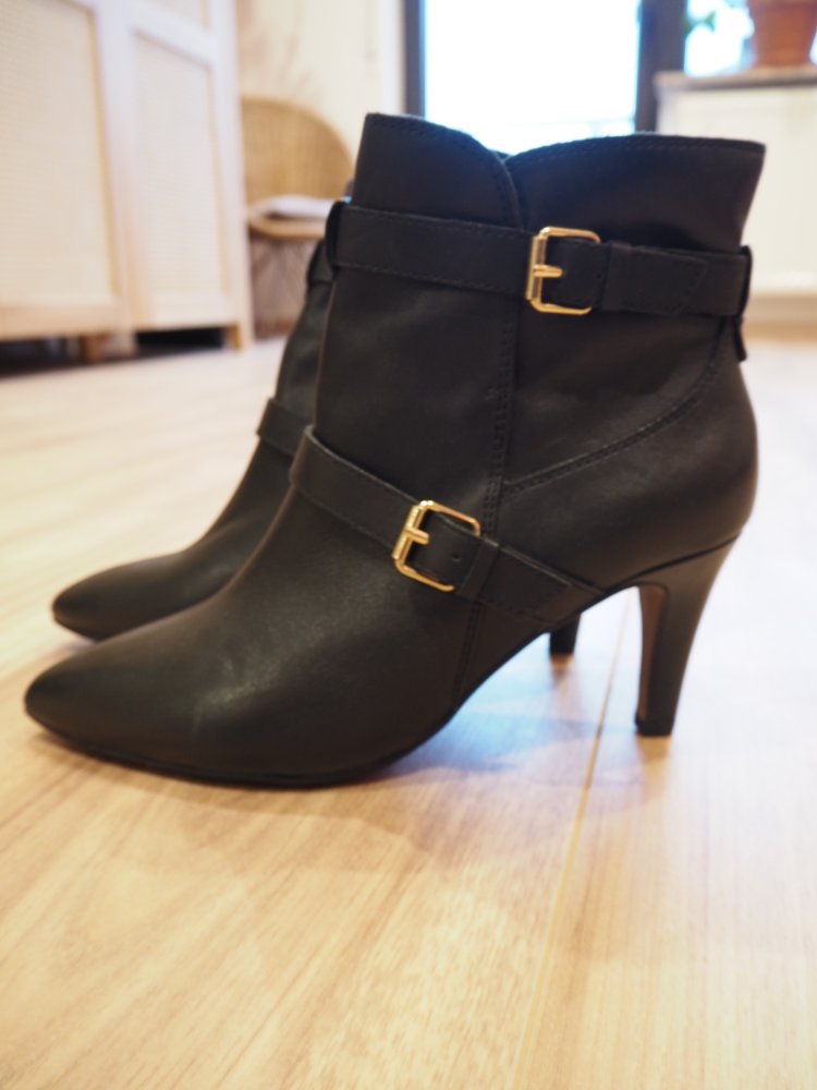 Elegante Leder-Stiefeletten, Echtleder