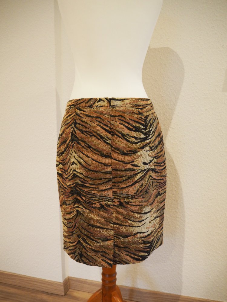 Eleganter Bleistiftrock mit Tigermuster