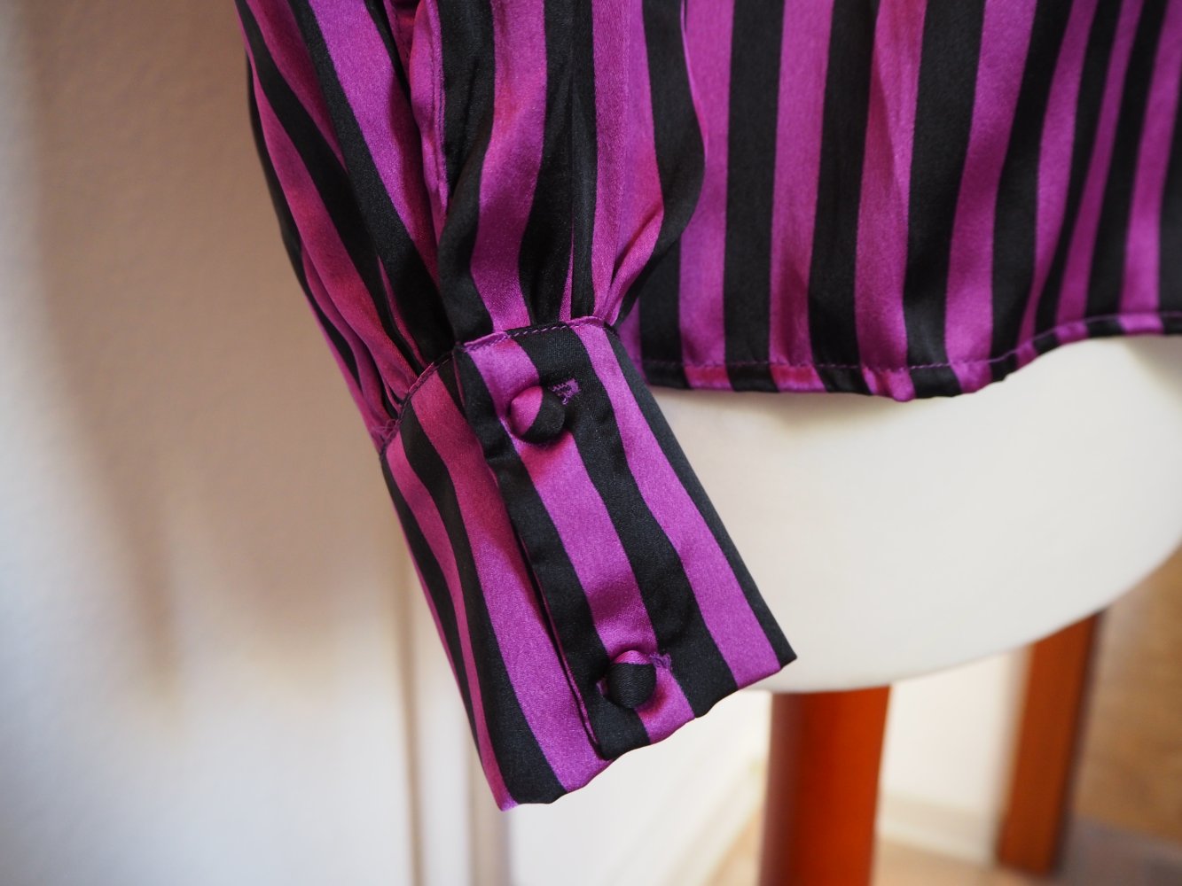 Edle Bluse in Satin-Optik