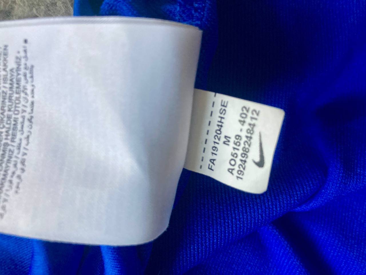 FC Barcelona Trainingspullover Nike Größe M Blau Dri-FIT