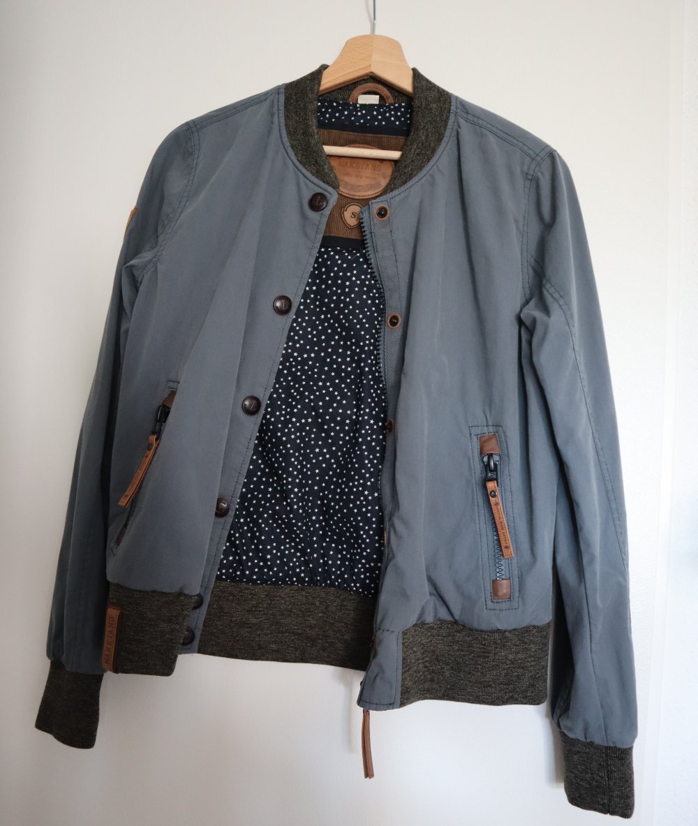 NAKETANO Jacke in Taubenblau