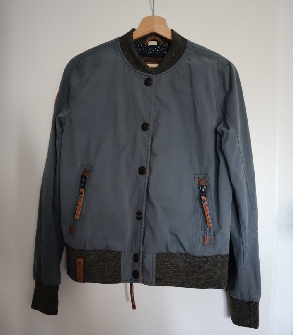 NAKETANO Jacke in Taubenblau