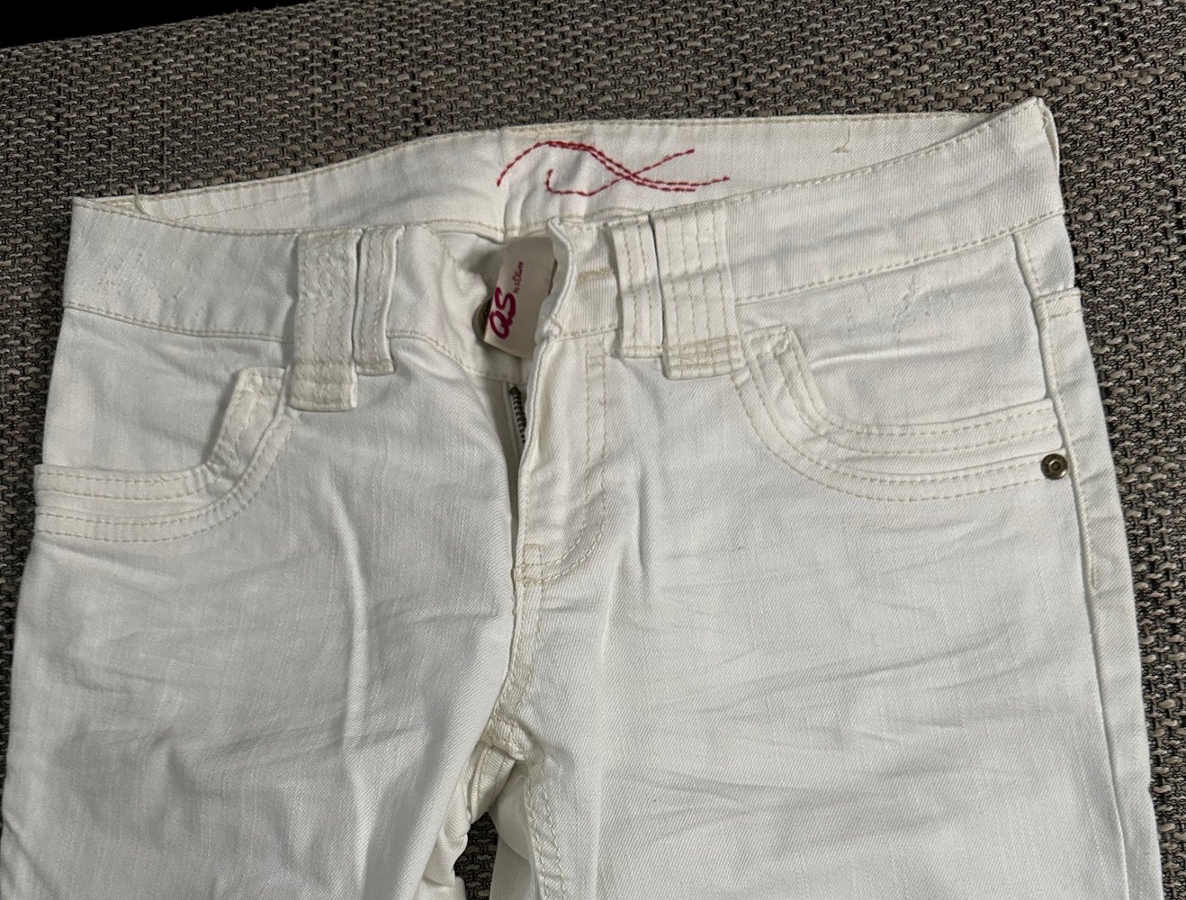 s.oliver Hose Gr.s Jeanshose weis