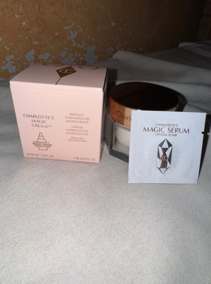 Charlotte Tilbury Magic Cream 50ml + Magic Serum Probe – NEU