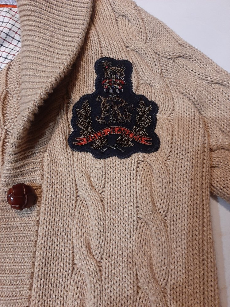 Ralph Lauren Strickjacke beige Gr. XS Neu