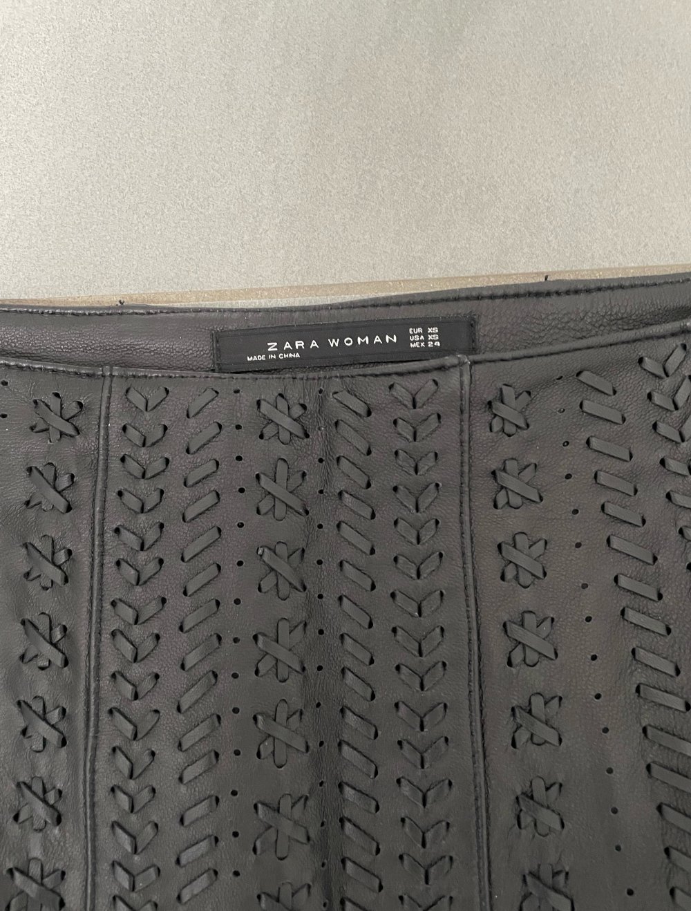 Lederrock von Zara