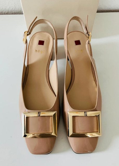 Högl Pumps beige nude Gr 37,5 statt 160 eur
