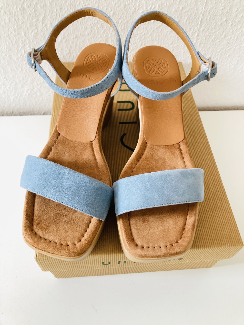 Unisa Sandale blau Gr 37 Keilsandale