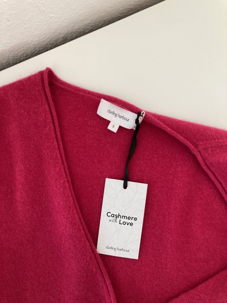 Strickjacke Kaschmir Gr S rosa statt170 eur