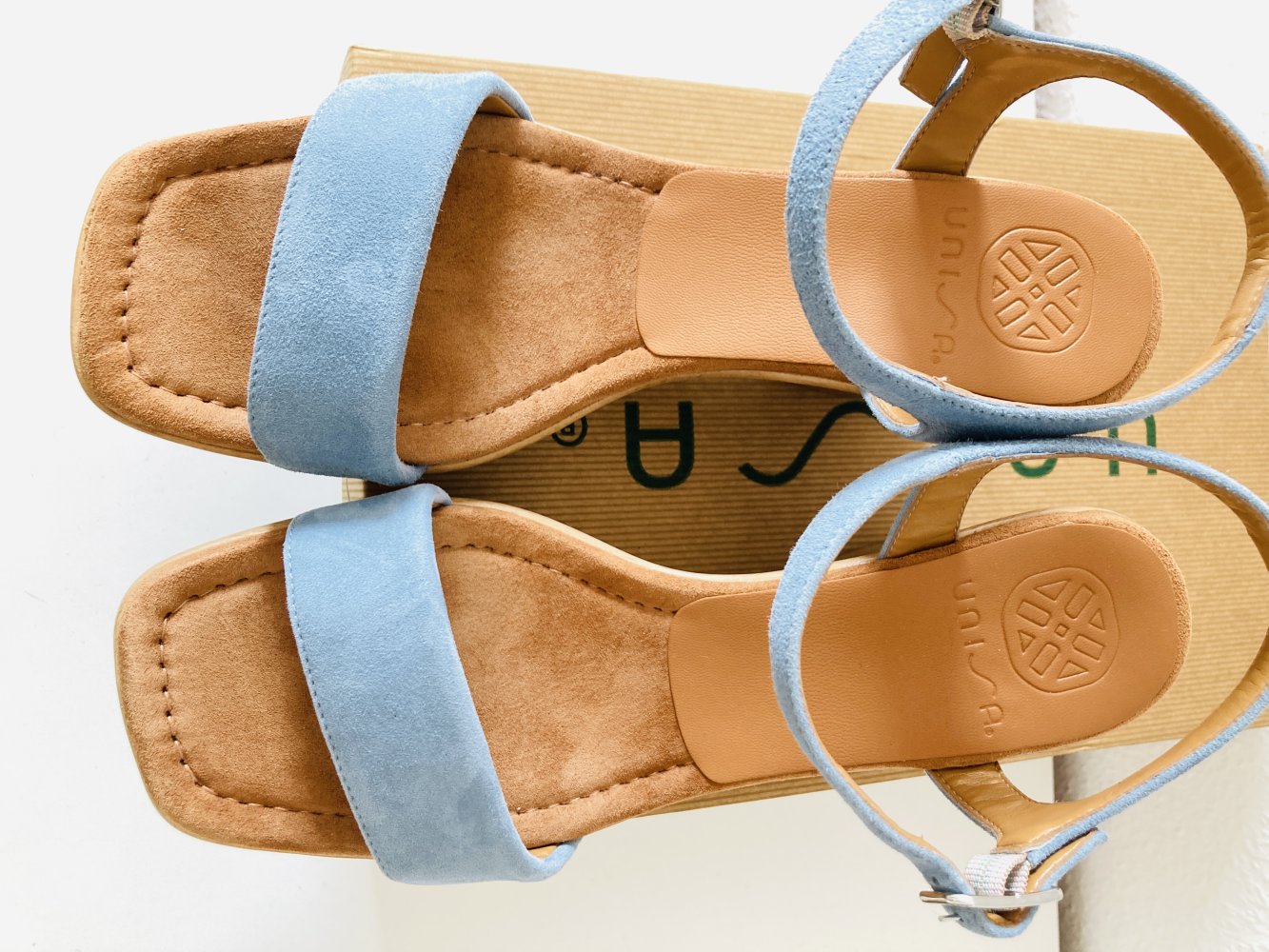 Unisa Sandale blau Gr 37 Keilsandale