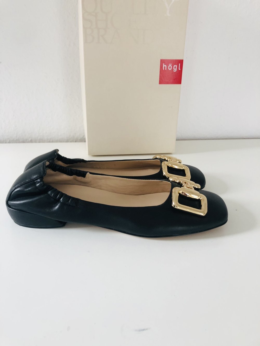 Högl Ballerina schwarz Gr 37,5 statt 160 eur
