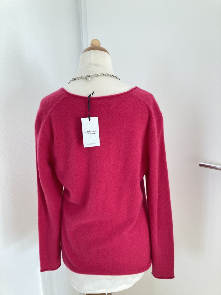 Strickjacke Kaschmir Gr S rosa statt170 eur