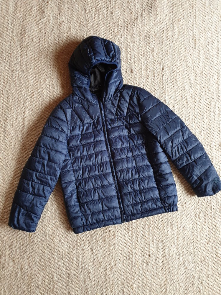 Dunkelblaue Hailys Kinder-Steppjacke für Frühjahr und Herbst