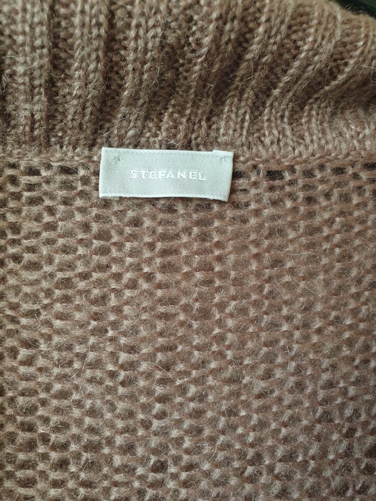 Hellbraune Strickjacke von Stefanel