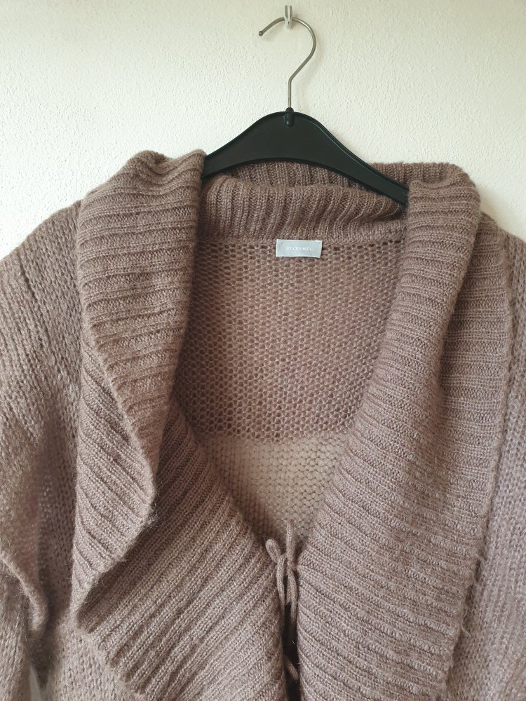 Hellbraune Strickjacke von Stefanel