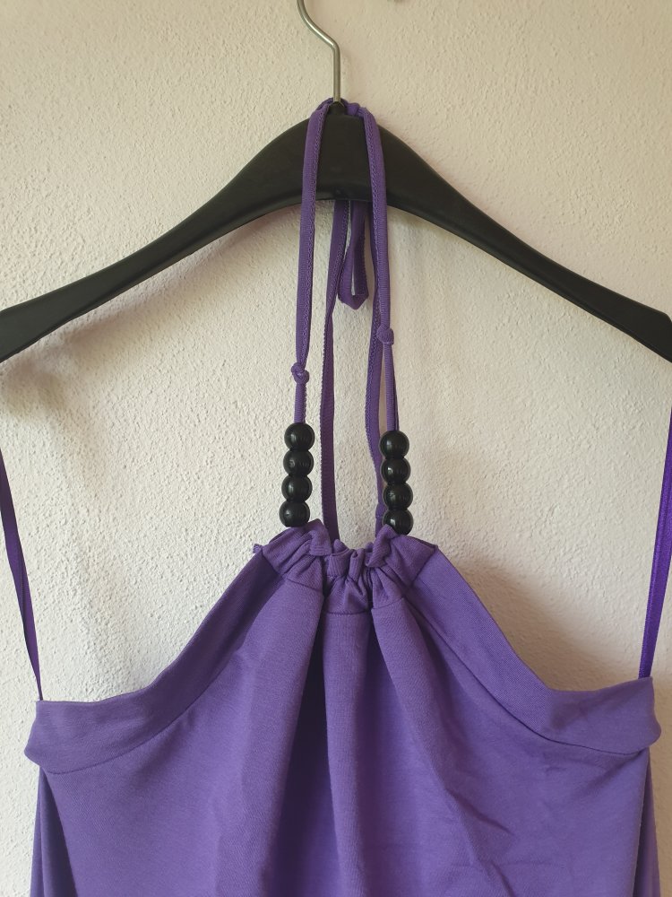 Lila Northland Neckholder Strand Kleid aus Italien