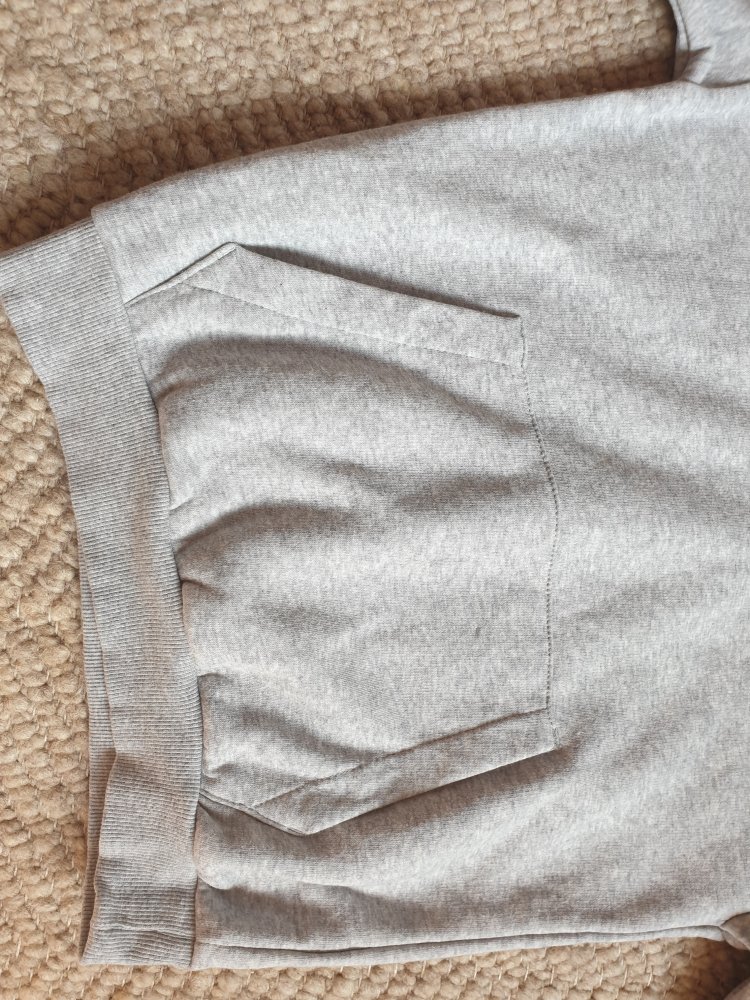 Hellgrauer kuscheliger H&M Kapuzen Hoodie