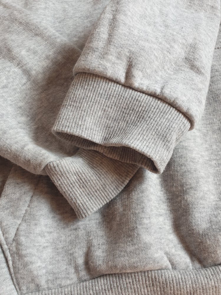 Hellgrauer kuscheliger H&M Kapuzen Hoodie