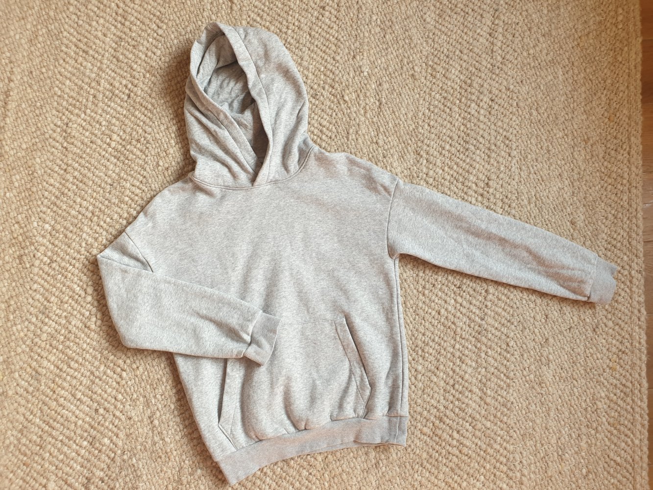 Hellgrauer kuscheliger H&M Kapuzen Hoodie