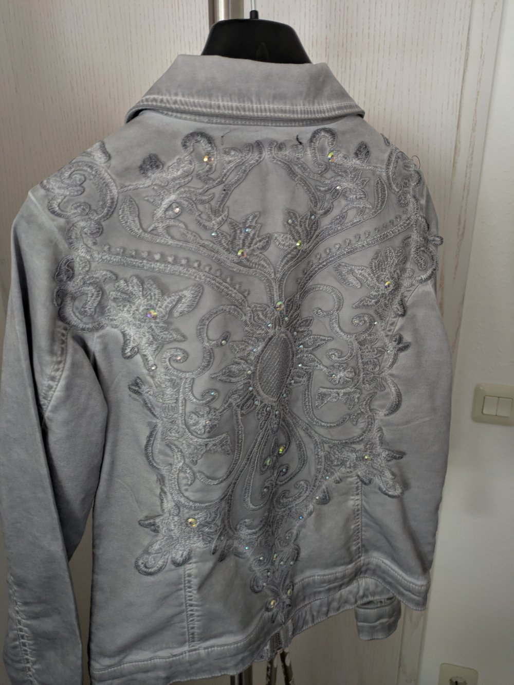 Jeans Jacke Grau