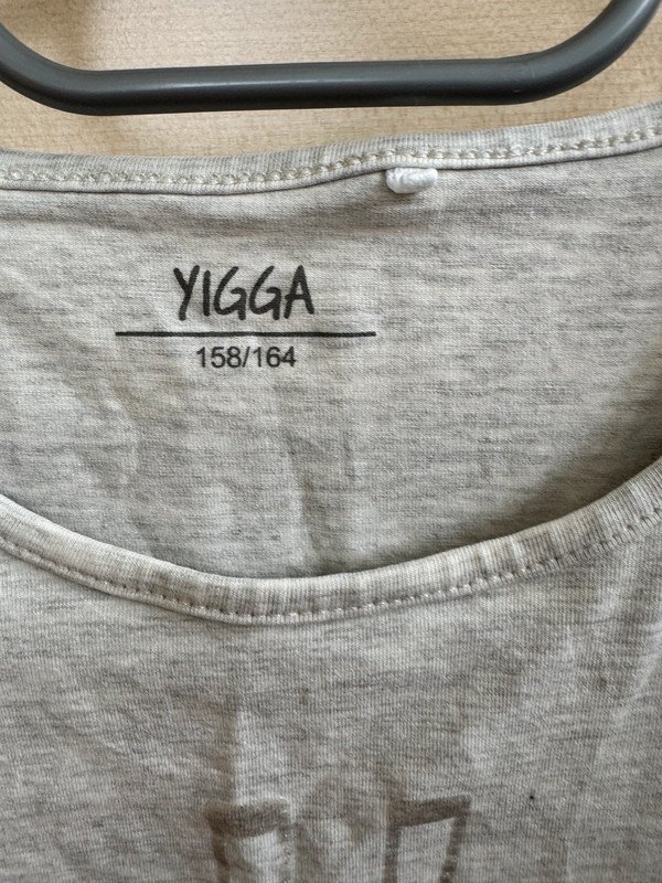 T-Shirt mit Knoten; Gr. 158/164, Yigga