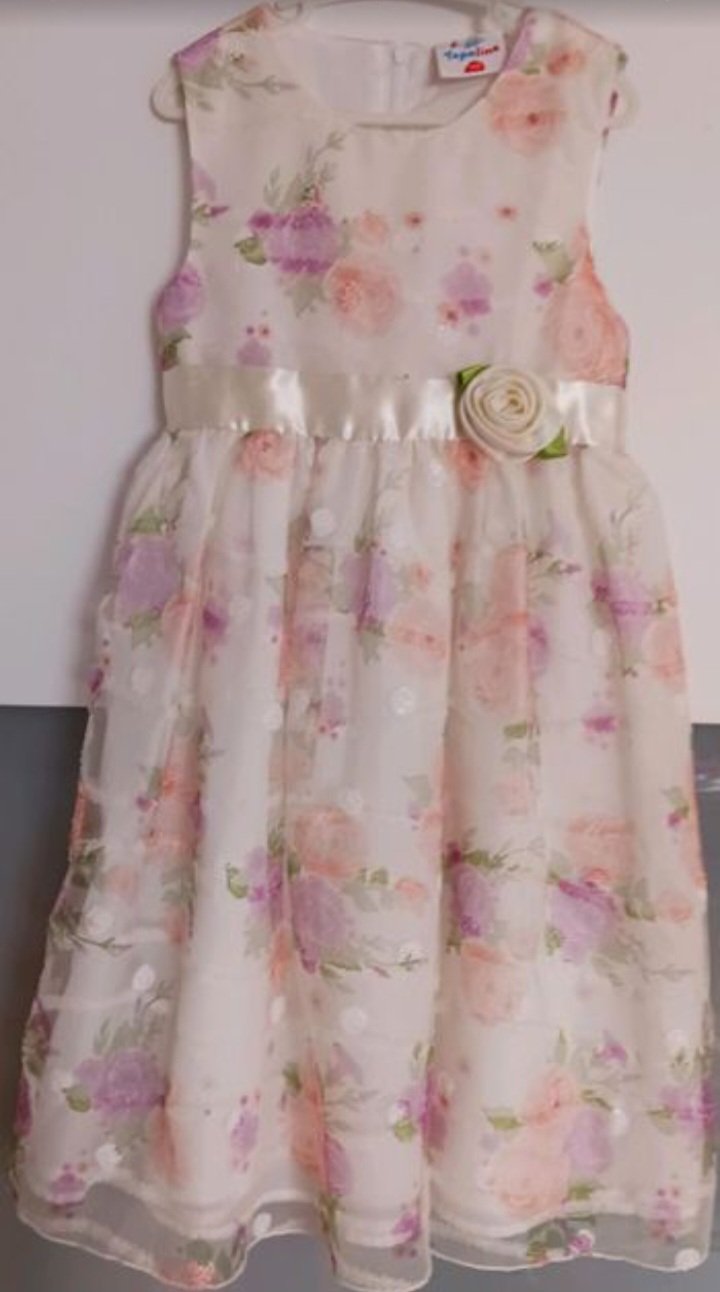 Neuw. ~ Festliches Kleid (v.Topolino), Gr.122, bunt