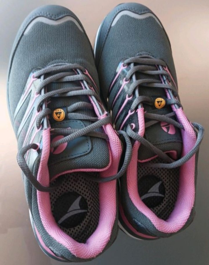 Neu~Sicherheitsschuhe (v.Albatros), Gr.39, Impulse.FOAM, grau/pink