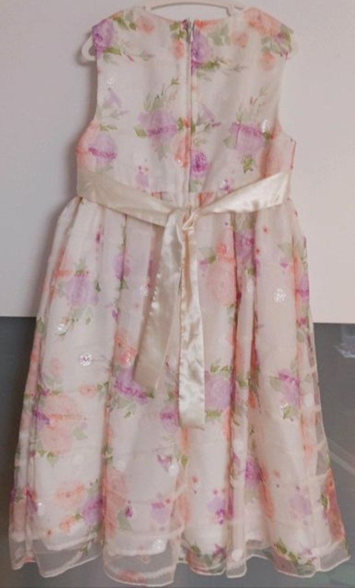 Neuw. ~ Festliches Kleid (v.Topolino), Gr.122, bunt