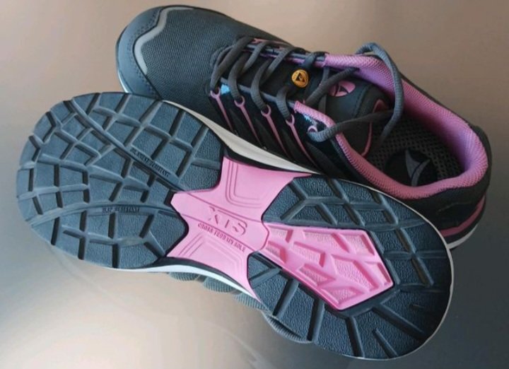 Neu~Sicherheitsschuhe (v.Albatros), Gr.39, Impulse.FOAM, grau/pink