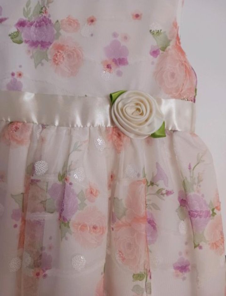 Neuw. ~ Festliches Kleid (v.Topolino), Gr.122, bunt