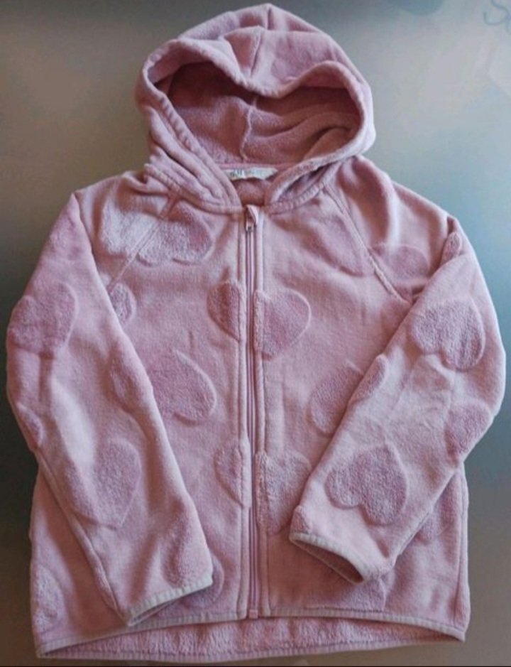 Neuw. ~ Schöne Kuscheljacke (v.H&M), Gr.122/128, rosé