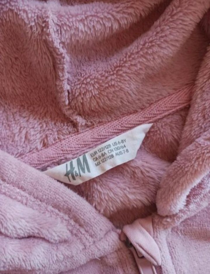Neuw. ~ Schöne Kuscheljacke (v.H&M), Gr.122/128, rosé