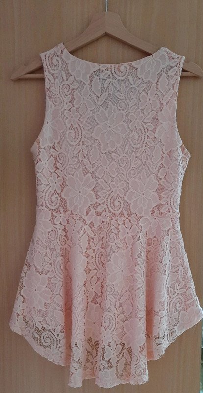 Aprikofarbene Topbluse