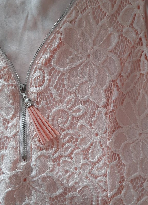 Aprikofarbene Topbluse