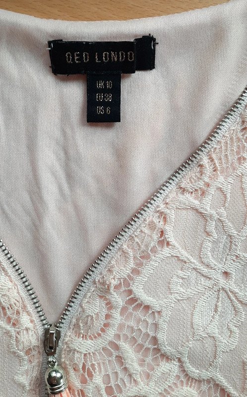 Aprikofarbene Topbluse