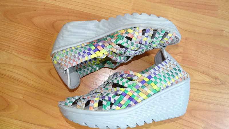 Damen Schuhe Gummi-Rimchen! Skechers Gr.37,5 - 4,5 Gel-Sohle