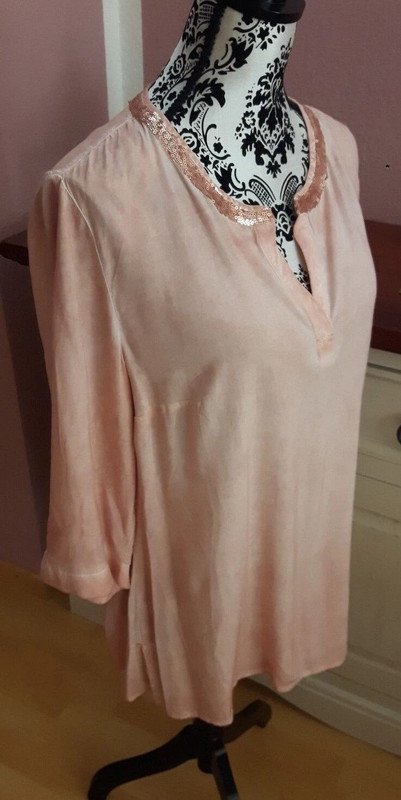 Gina Laura Tunika/Bluse/Longshirt Gr.L/40/42 Vintage look NEU