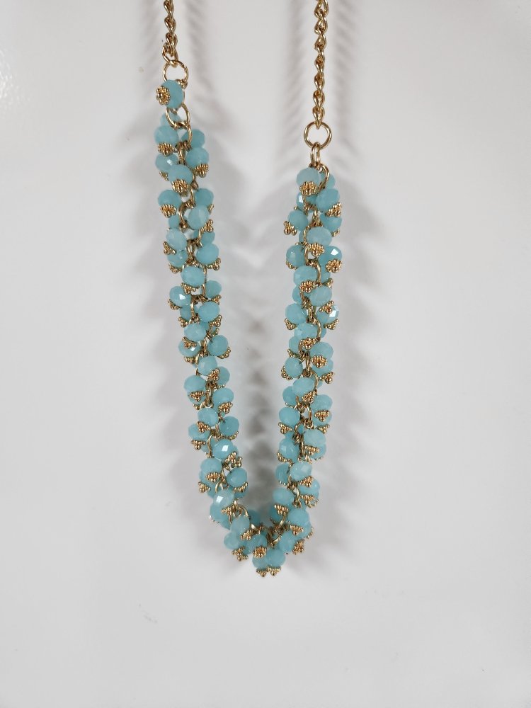 Neues Schmuckset blau gold von Hush